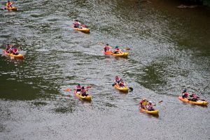 Descida do Tejo em canoa