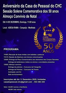 50º aniversário CPCHC - Almoço Convívio de Natal 2025